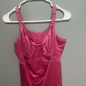 Ruby Ribbon Fuchsia Lace Cami